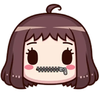 🤐 emoji ᯤ @MaximXStickers Telegram sticker 18 of 40