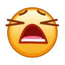 😫 emoji ᯤ @MaximXStickers Telegram sticker 24 of 50