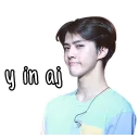😏 emoji Sehun EXO by @wontae Telegram sticker 8 of 10