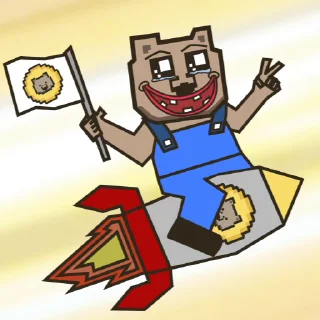 🚀 emoji Moving Wombat Telegram sticker 17 of 22