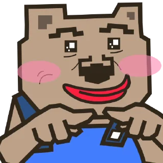 🙈 emoji Moving Wombat Telegram sticker 12 of 22