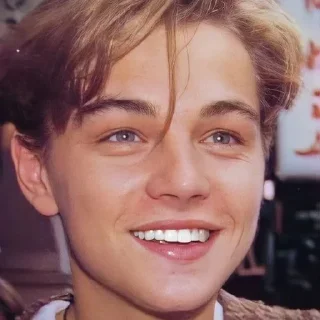 🙂 emoji Leo Dicaprio 90s @AnimeOcean_GiFs Telegram sticker 11 of 50