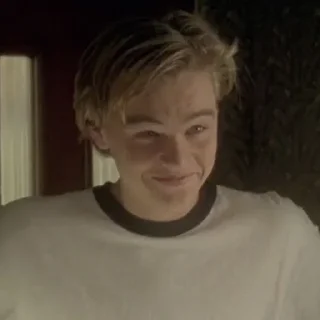 😃 emoji Leo Dicaprio 90s @AnimeOcean_GiFs Telegram sticker 12 of 50