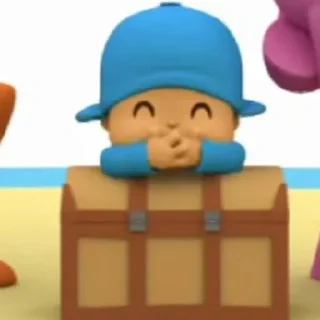 🪡 emoji Pocoyo 𔘓 @lilbebekuromi Telegram sticker 19 of 20