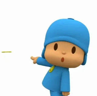 🪡 emoji Pocoyo 𔘓 @lilbebekuromi Telegram sticker 7 of 20