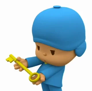🪡 emoji Pocoyo 𔘓 @lilbebekuromi Telegram sticker 8 of 20