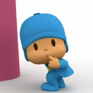 🪡 emoji Pocoyo 𔘓 @lilbebekuromi Telegram sticker 13 of 20