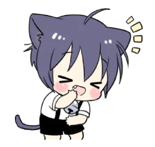 🐱 emoji Blαckie Cαt ! ¦ @GVCCIBURRY ˎˊ- Telegram sticker 11 of 25