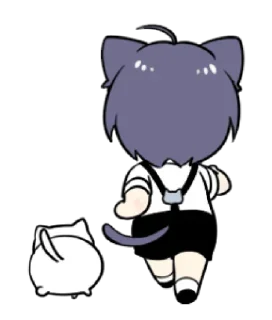 🐱 emoji Blαckie Cαt ! ¦ @GVCCIBURRY ˎˊ- Telegram sticker 23 of 25