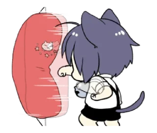 🐱 emoji Blαckie Cαt ! ¦ @GVCCIBURRY ˎˊ- Telegram sticker 13 of 25