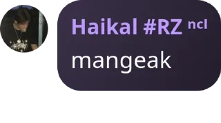 Sticker from haikal