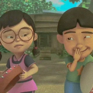 🙂 emoji UPIN IPIN @faizabaik Telegram sticker 5 of 10