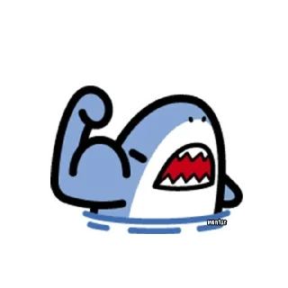 💪 emoji sean ozawa suka hiu kecil Telegram sticker 9 of 29