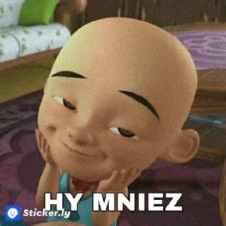 ❤️ emoji Meme upin ipin@Bwu_bu Telegram sticker 15 of 36