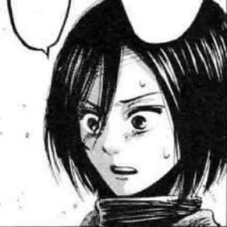 🗞 emoji ⋆ ࣪🗞 ִֶָ Mikasa お @Cupidreams ٭࣭ ٠ 𓆪 Telegram sticker 10 of 60
