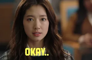🙂 emoji Park shin hye❤️ Telegram sticker 14 of 33