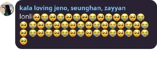 😰 emoji kala slibawwww Telegram sticker 14 of 22