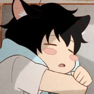 💚 emoji random anime boys @losemuakontol Telegram sticker 10 of 70