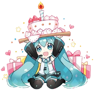 Sticker from ˟ .˚᳑ˇ✿ᐩ❁᳐᳑᳐᳐᳐᳐᳐᳐᳐᳐᳐᳐᳐᳐𝐃𝐀𝐑𝐊ᣞ᯽búttéŕfĺӳ᯽ᣞcute miku 🎻🦢