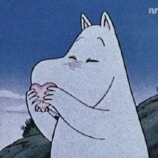 Sticker from Moomin by @kataajun