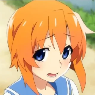 😩 emoji Rena (Higurashi) Telegram sticker 12 of 24