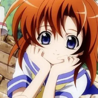 😏 emoji Higurashi @TikelAnimeXixixi Telegram sticker 15 of 20