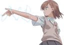 ⚡ emoji Misaka Mikoto Telegram sticker 6 of 51