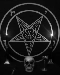 Sticker from satanic | @untellfeelings