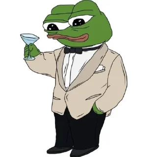 🎩 emoji Pepe new pack ✨🦢 Telegram sticker 22 of 58