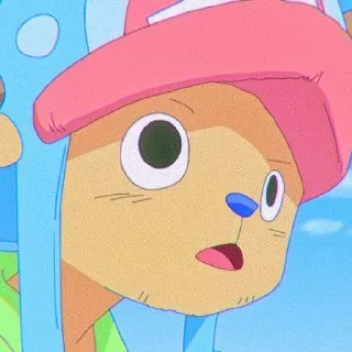 Sticker from tony tony chopper , @catboiis