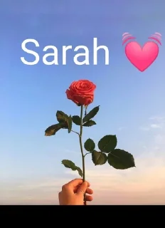 🌹 emoji Sarah Telegram sticker 24 of 39