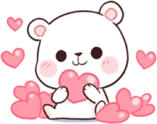 ❤️ emoji @Opstickerpacks 💖Milk & mocha 🌟🌸 Telegram sticker 17 of 35