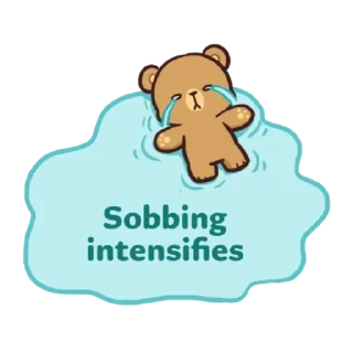 😭 emoji @Opstickerpacks 🌟Milk & Mocha 💖💫 Telegram sticker 15 of 25