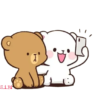 🤳 emoji @Opstickerpacks 🌸Milk & mocha 💫❤️‍🔥 Telegram sticker 20 of 105