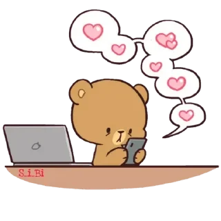 💕 emoji @Opstickerpacks 🌸Milk & mocha 💫❤️‍🔥 Telegram sticker 24 of 105