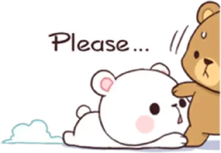 😢 emoji @Opstickerpacks 💖Milk & mocha 🌟🌸 Telegram sticker 23 of 35