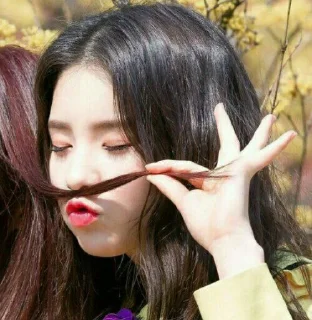 🙈 emoji Heejin soft // @VINKHA Telegram sticker 13 of 14