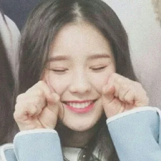 🙈 emoji Heejin soft // @VINKHA Telegram sticker 9 of 14