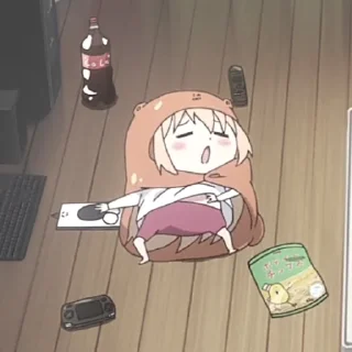 🍁 emoji ❝Umaru Doma✰❞ @Mcchltte Telegram sticker 6 of 50