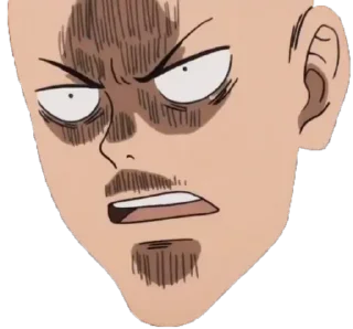 😨 emoji Saitama's Head (@NepthanCreation) Telegram sticker 3 of 41