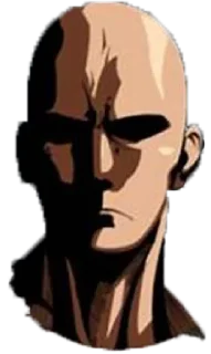 😑 emoji Saitama's Head (@NepthanCreation) Telegram sticker 17 of 41