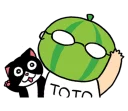 🍉 emoji Watermelon Head by @wontae Telegram sticker 8 of 38