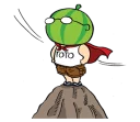 🍉 emoji Watermelon Head by @wontae Telegram sticker 21 of 38