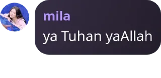 Sticker from mila nieh bang
