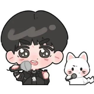 🐹 emoji sung hanbin boys planet center by @seonghanbeen Telegram sticker 5 of 15