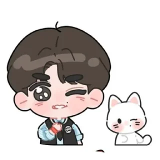 🐹 emoji sung hanbin boys planet center by @seonghanbeen Telegram sticker 3 of 15