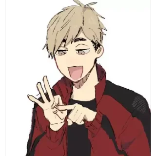😏 emoji Haikyuu (@NepthanCreation) Telegram sticker 13 of 32