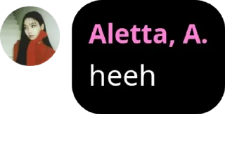 Sticker from Aletta punya