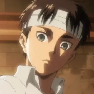 🗡 emoji ❛ ❏ eren jeαger | @SEXXIESTANGEL Telegram sticker 24 of 32