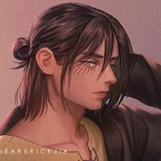 🤤 emoji ❛ ❏ eren jeαger | @SEXXIESTANGEL Telegram sticker 1 of 32